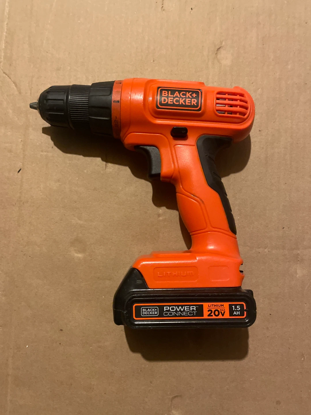 Black + Decker 20V Cordless Drill