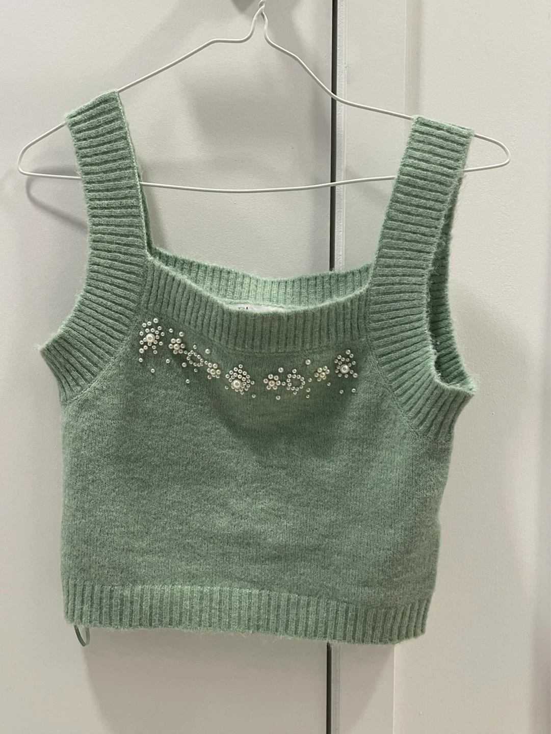 Gingham Smocked Crop Top