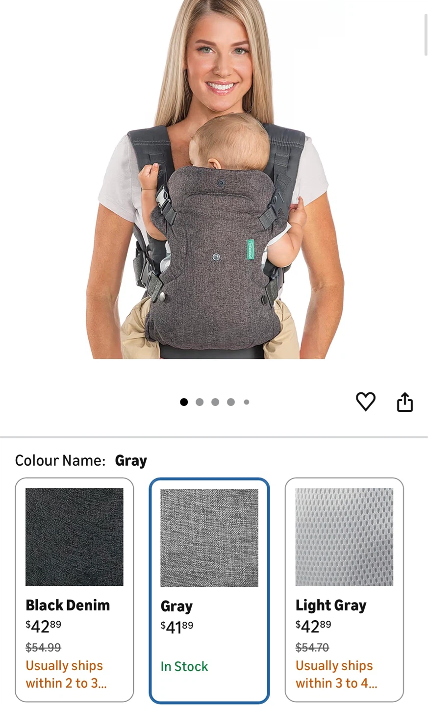 Infantino Carrier Gray - photo 3