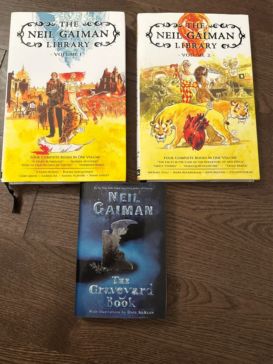 Neil Gaiman Library Volumes 1 & 2 + The Graveyard Book