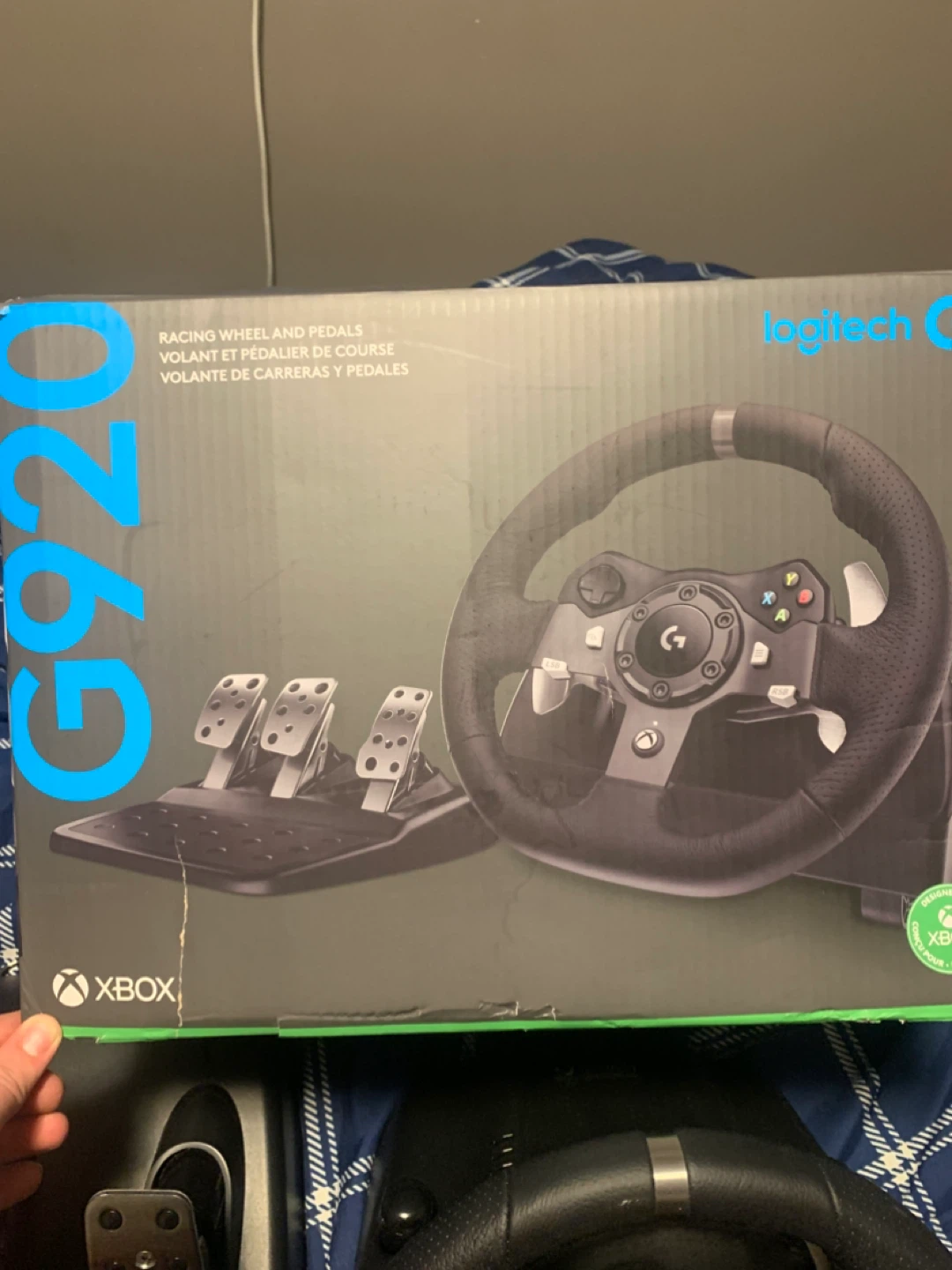 Logitech G920 Racing Wheel and Pedals for Xbox