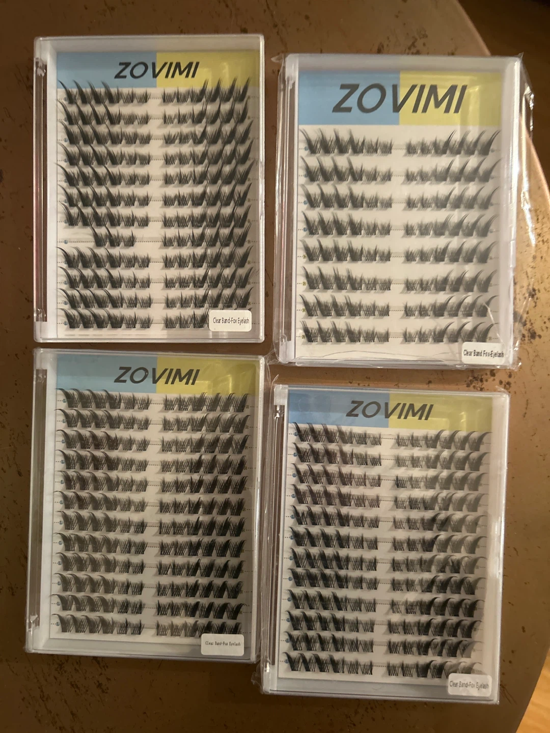Zovimi Cluster Lashes - Clear Band