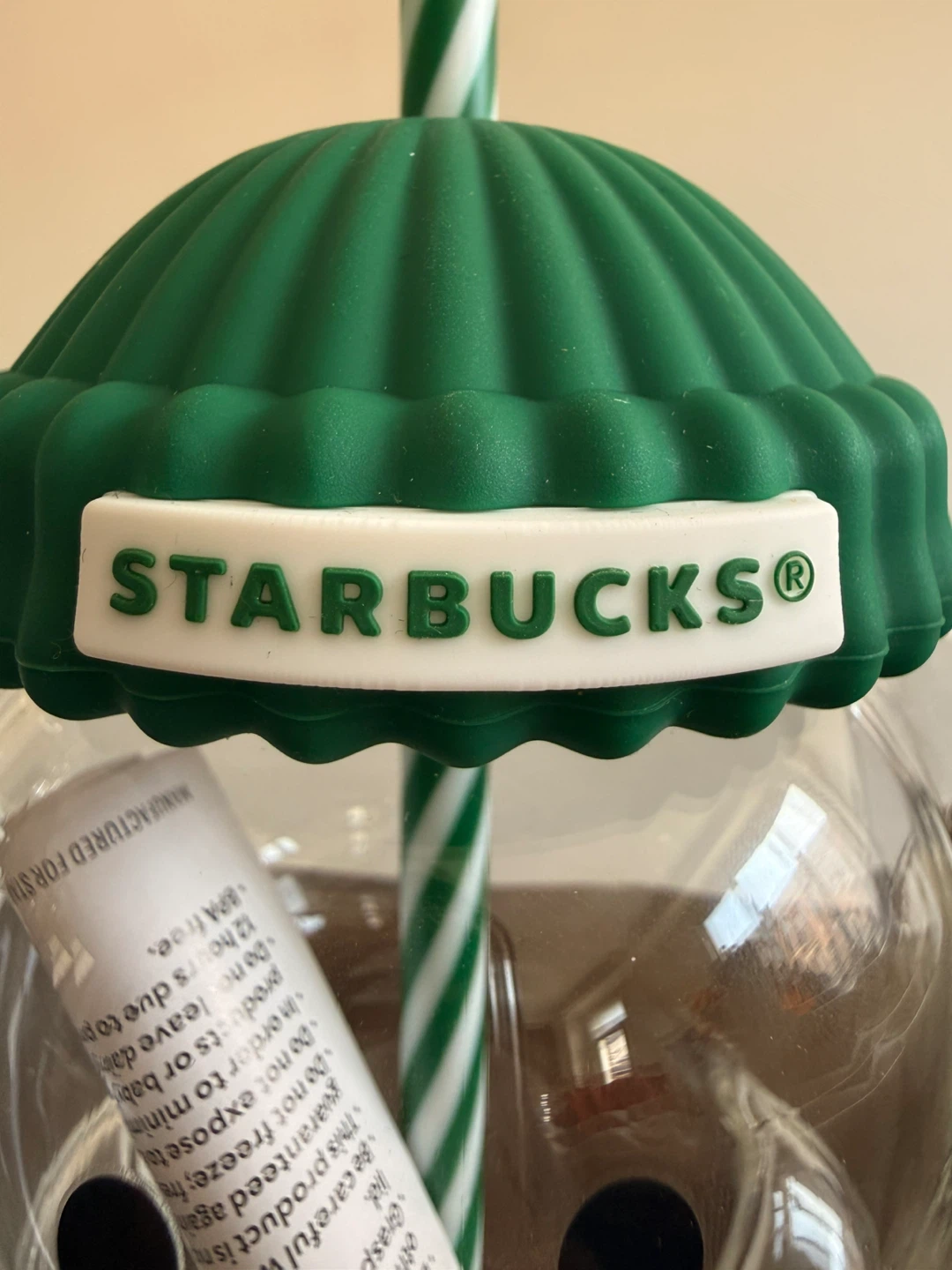 Starbucks Bear Glass Tumbler with Straw - photo 5