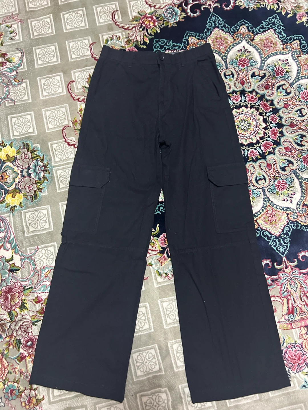 H&M Black Cargo Pants - photo 2