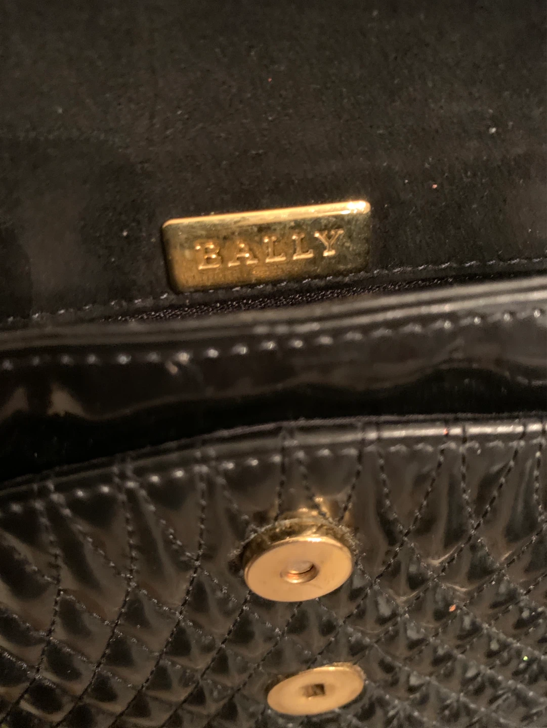 Italian Bally Black Quilted Leather Shoulder Bag - photo 5