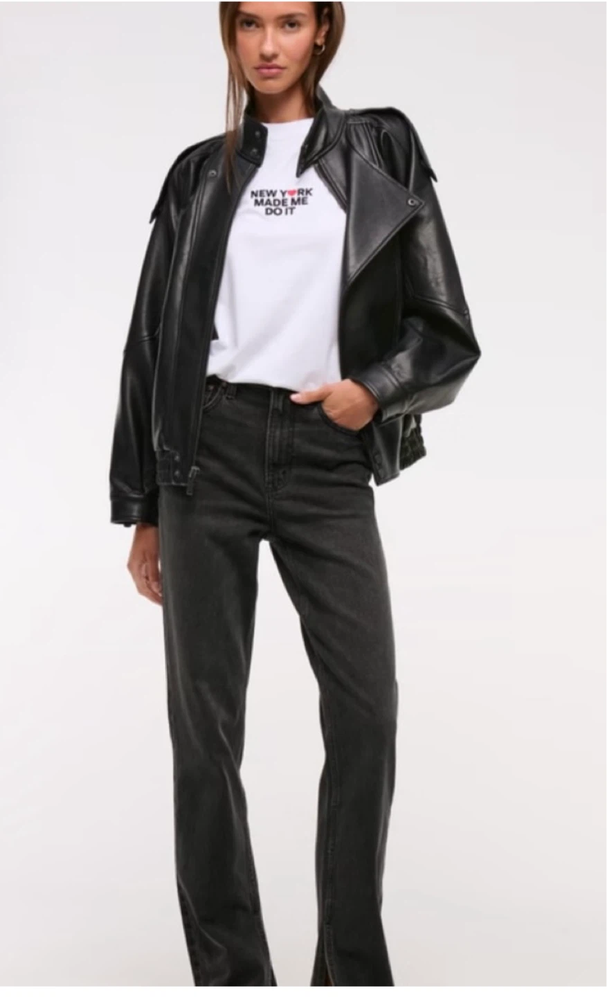 Abercrombie & Fitch "The 90’s straight ultra high rise jeans