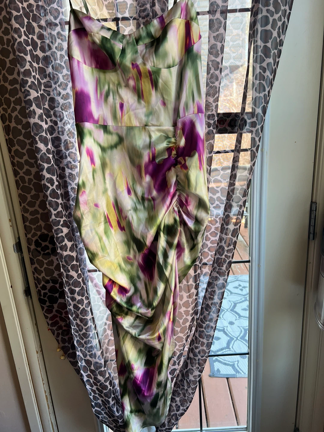 Cider Ruched Dress - Size M
