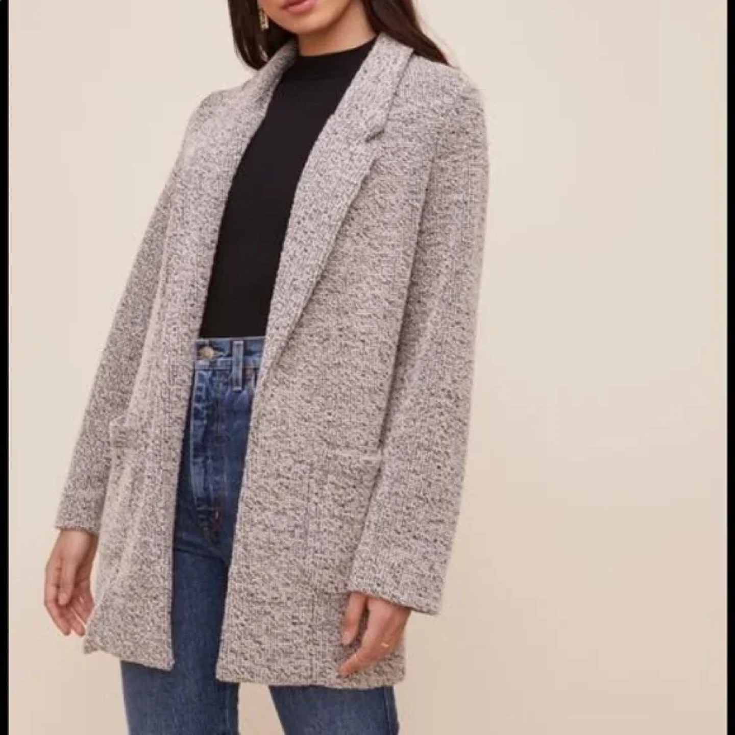 Astr the Label Tweed Knit Blazer - photo 2