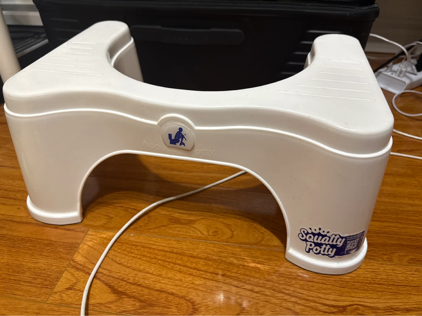Squatty Potty leg raise for washroom toilet