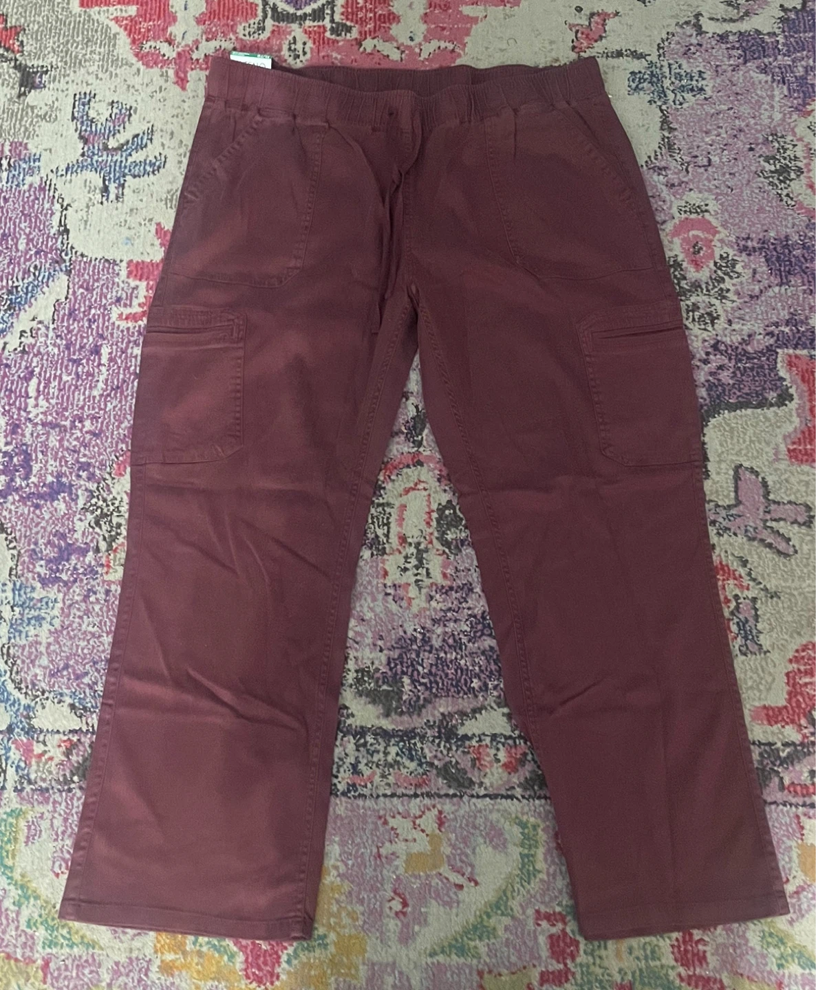 Buffalo David Bitton Burgundy Cargo Pants - XL/TG