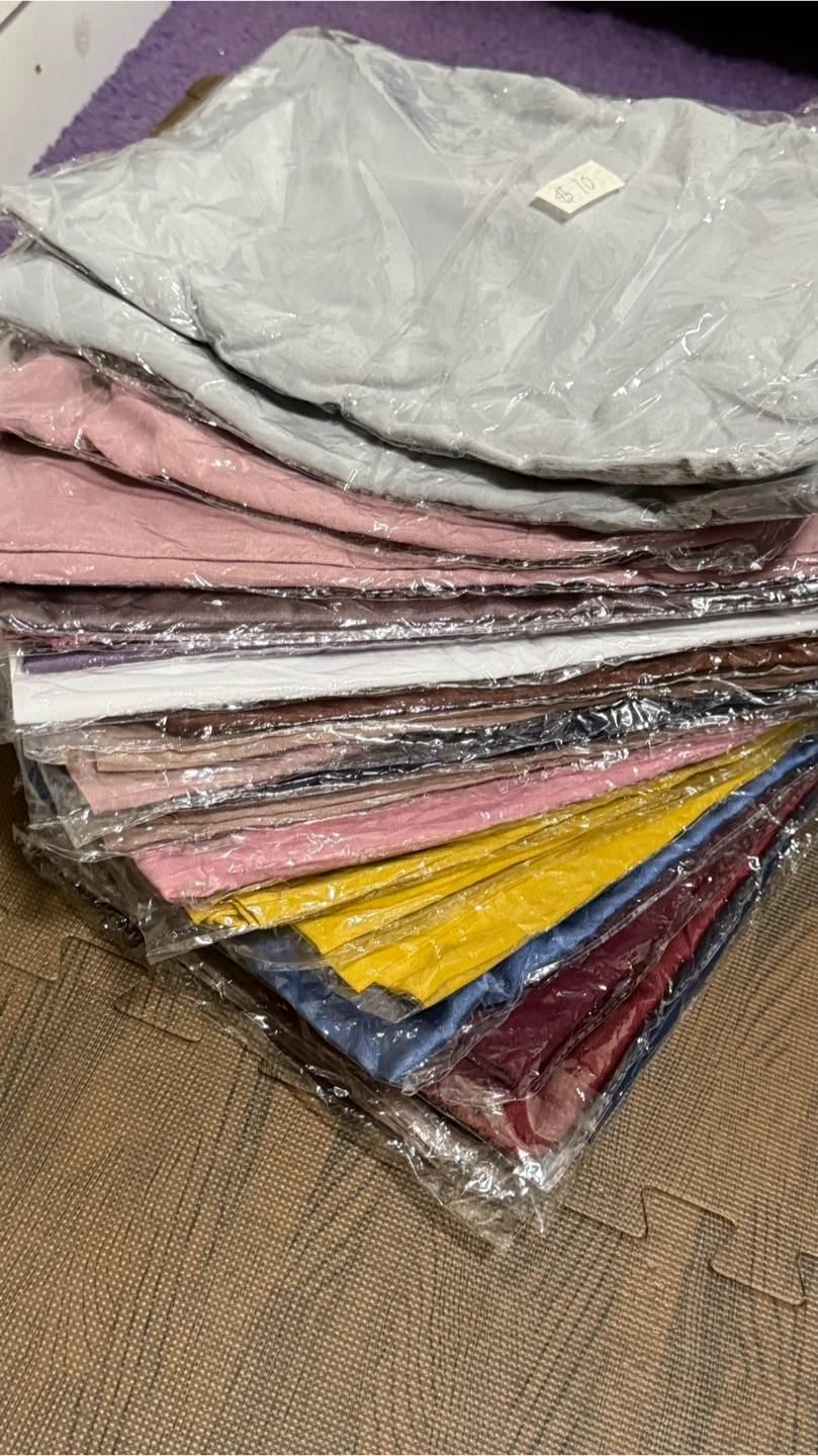 PART 2: Stack of Colourful Scarfs - photo 4