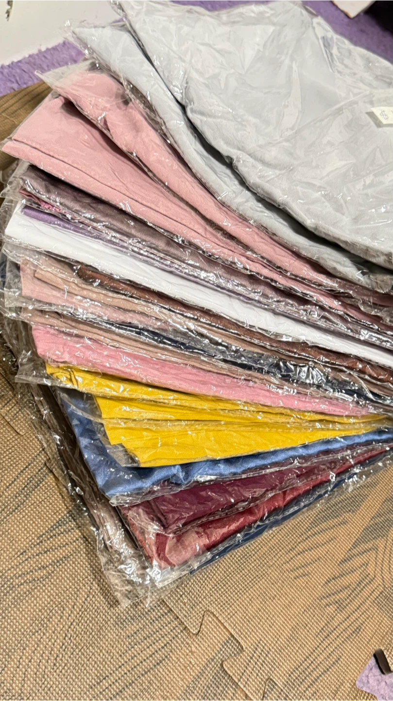 PART 2: Stack of Colourful Scarfs