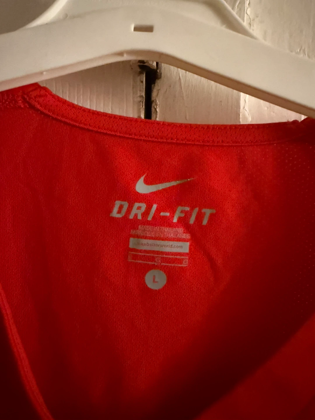Nike Dri-FIT Red Tank Top - Size L - photo 2