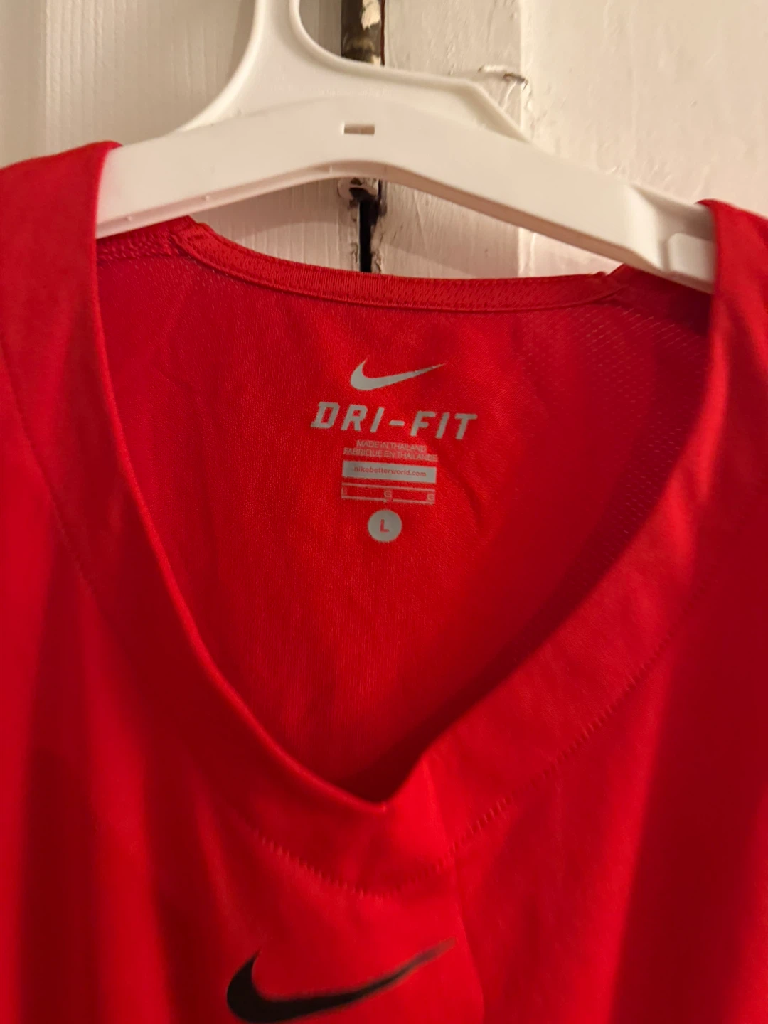 Nike Dri-FIT Red Tank Top - Size L - photo 3