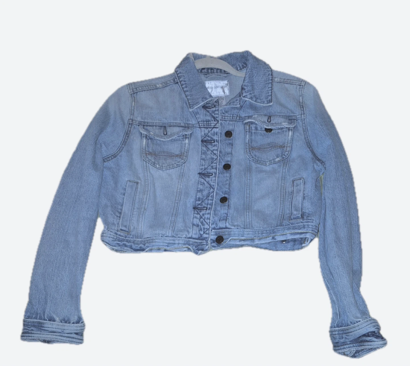 No Boundaries Light Wash Denim Jacket