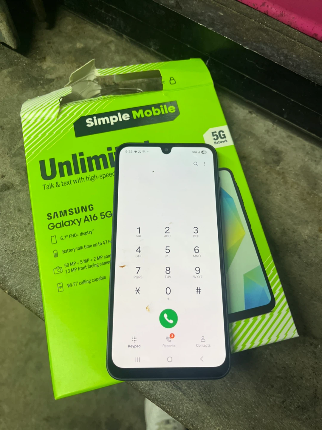 Samsung Galaxy A16 5G Smartphone activated