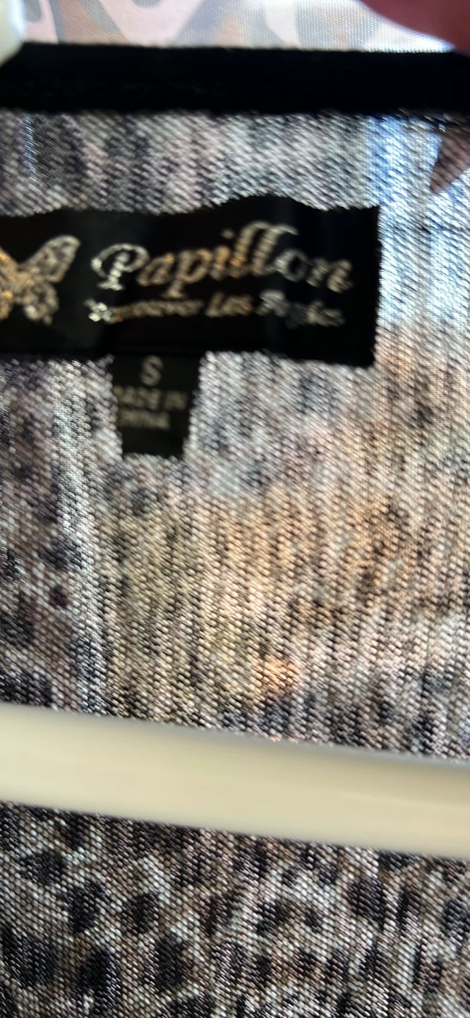 Papillon Sleeveless Animal Print Dress Size S - photo 3