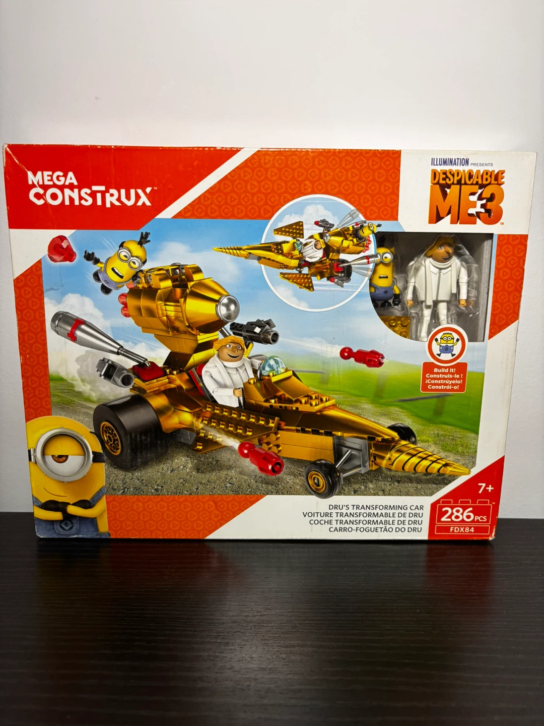 Jouet NEUF Minions – Voiture Transformable 286 pcs – 20$