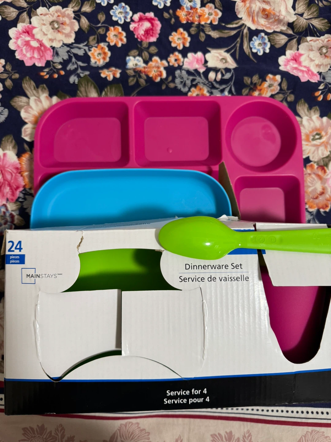 Mainstays 24-Piece Dinnerware Set - photo 2