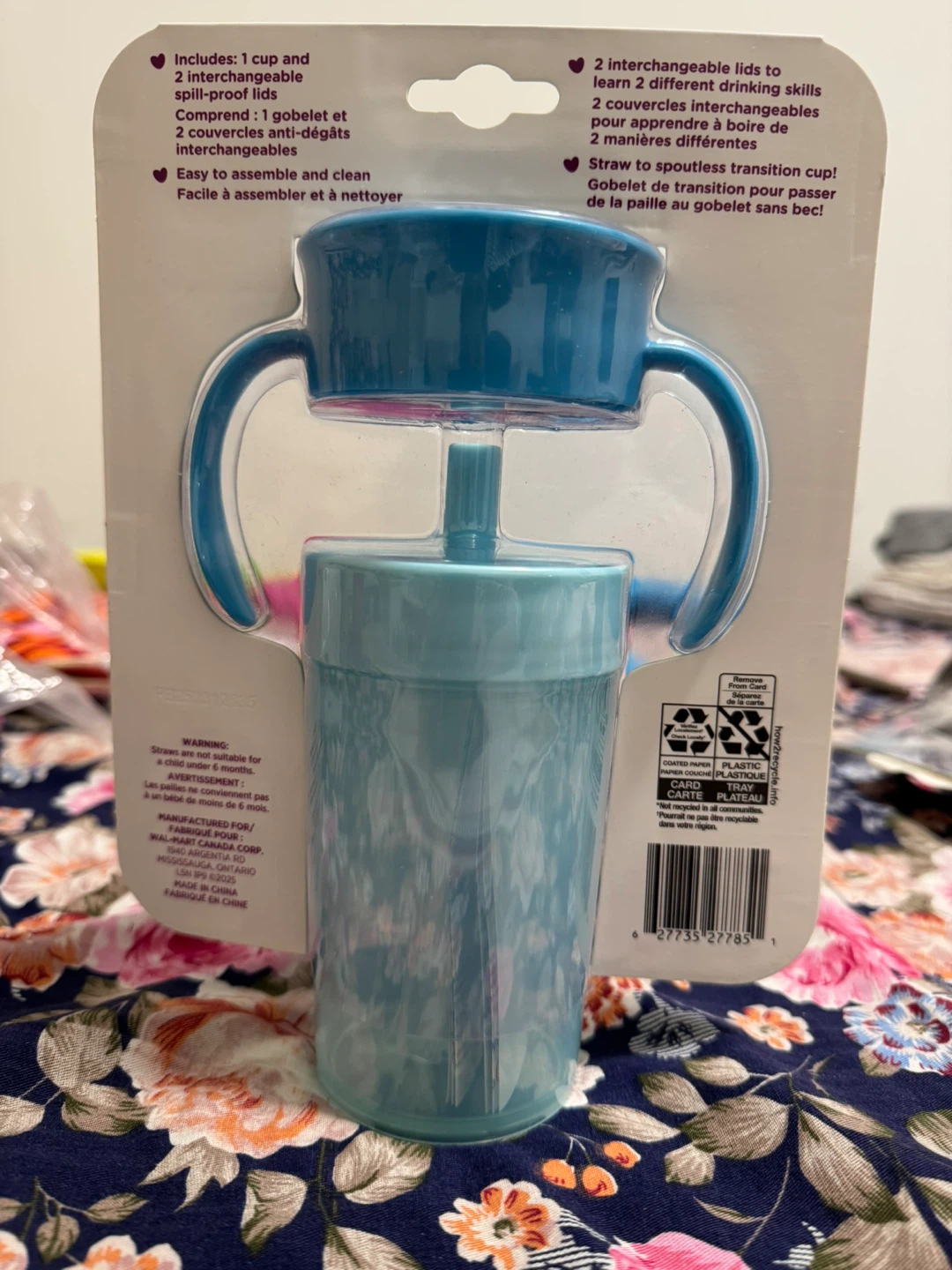 Parent's Choice Straw to 360 Cup Set Blue 300 mL - photo 5