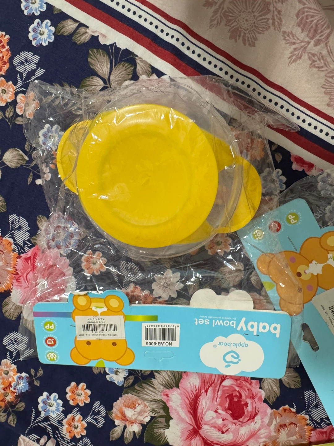 Apple Bear Baby Bowl and Spoon Set - photo 2