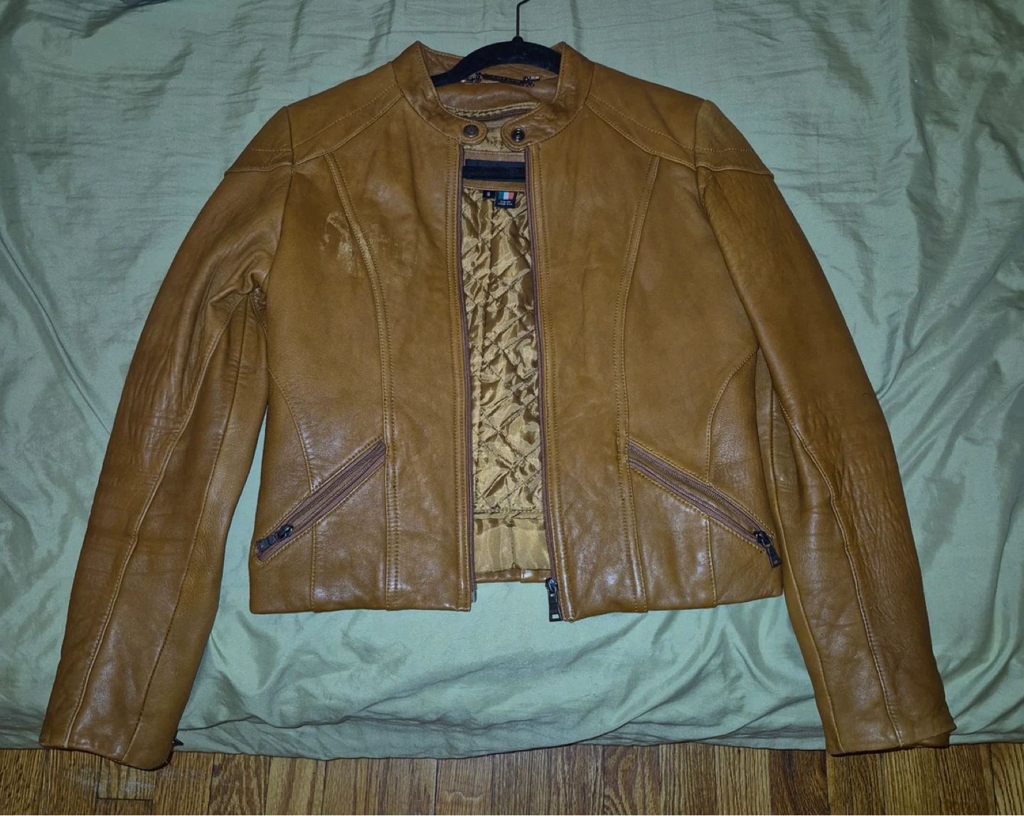 Italian Brown Leather Jacket