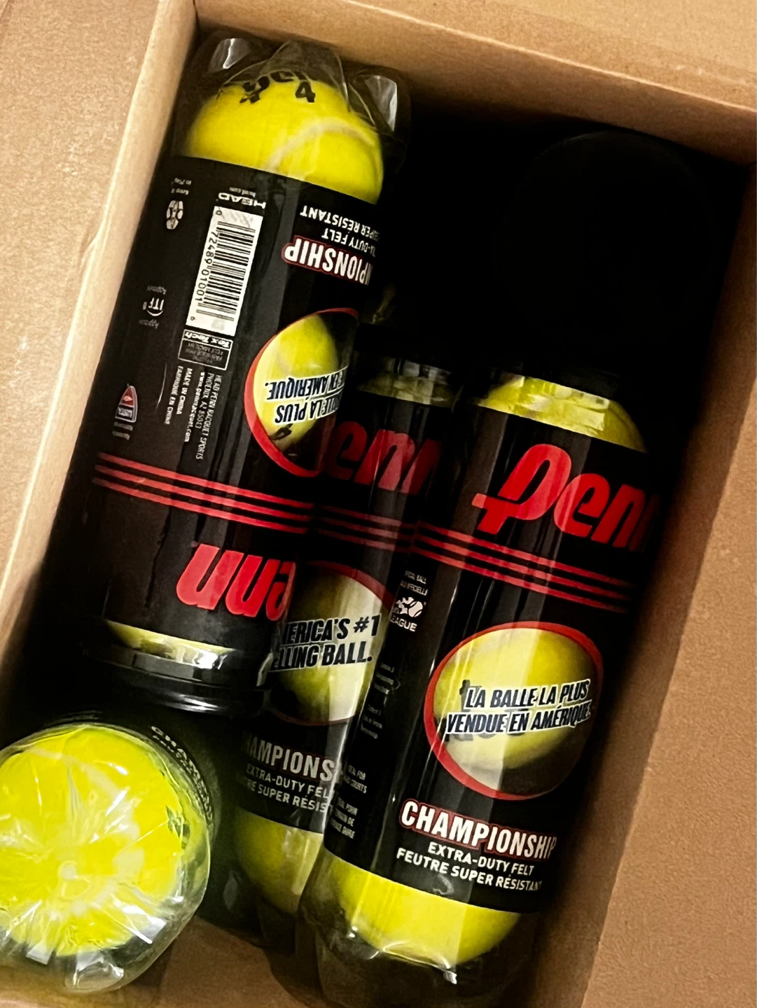 Penn Championship Extra-Duty Tennis Balls (3-Pack)
