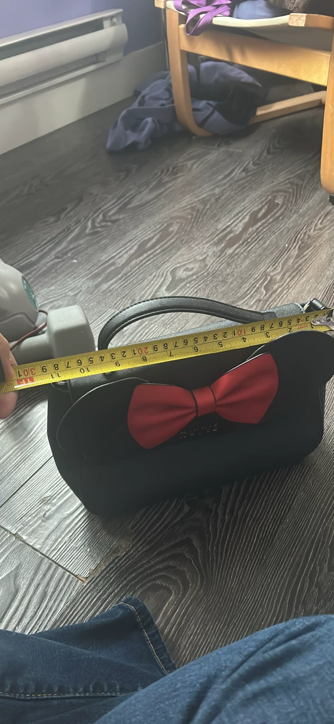 Minnie Mouse Black Purse with Red Bow🌱 - photo 2