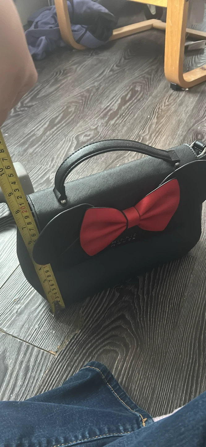 Minnie Mouse Black Purse with Red Bow🌱 - photo 4