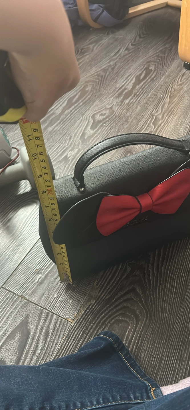 Minnie Mouse Black Purse with Red Bow🌱 - photo 3