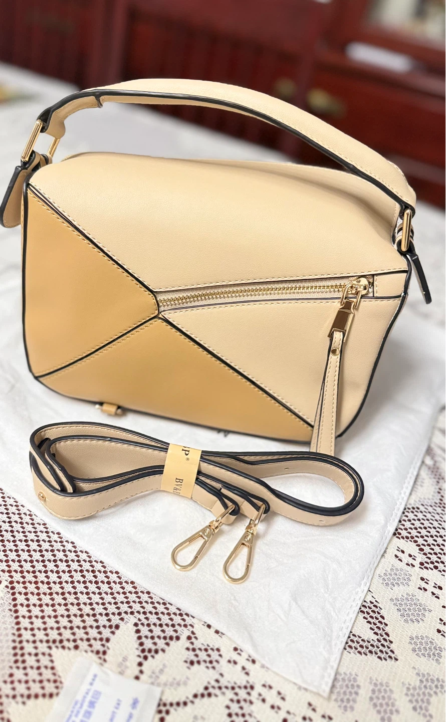 Inspired by Puzzle Bag – New Beige Crossbody Bag - photo 2