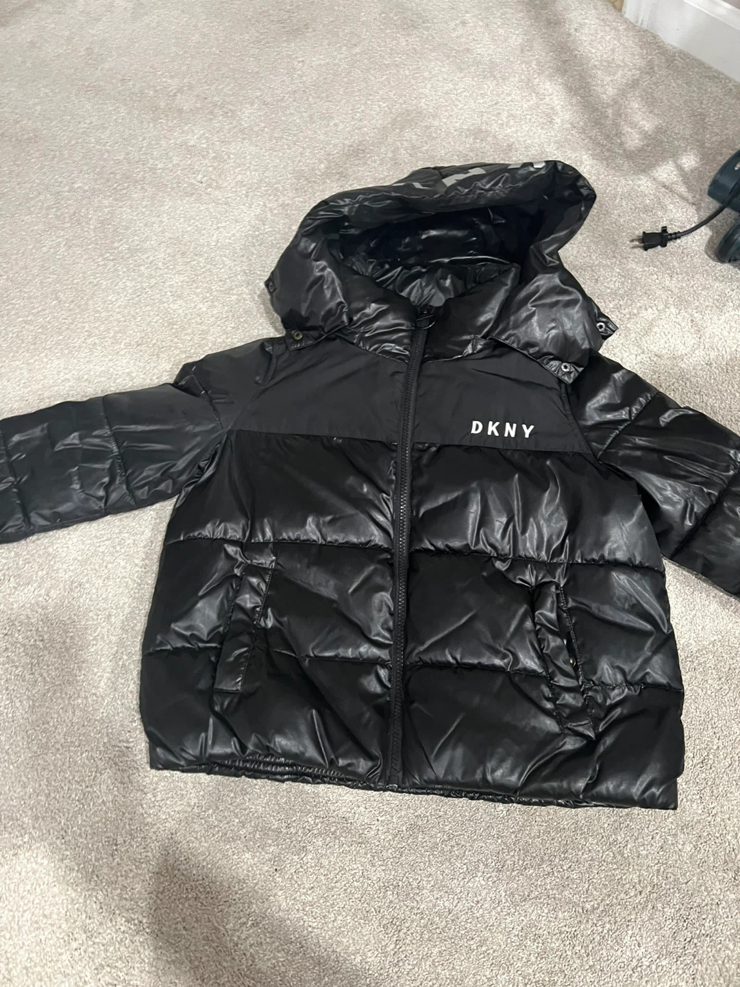DKNY Sport Black Puffer Jacket