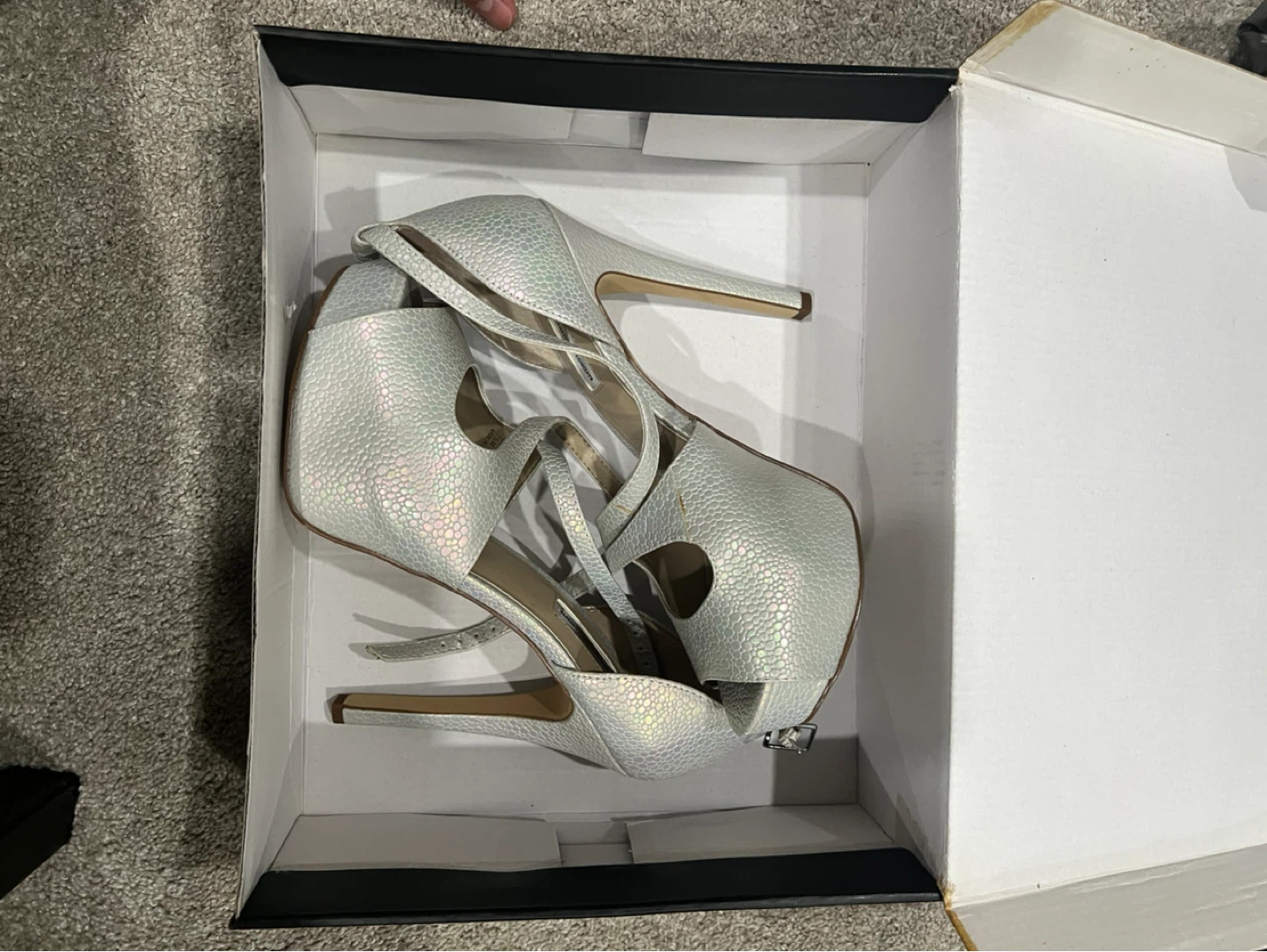INC International Concepts Silver Heels - photo 3