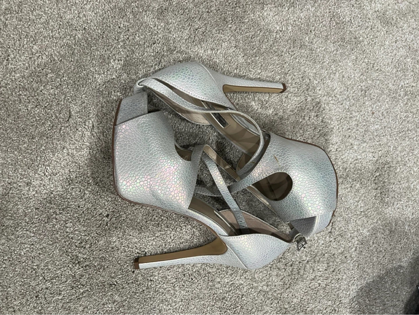 INC International Concepts Silver Heels - photo 2