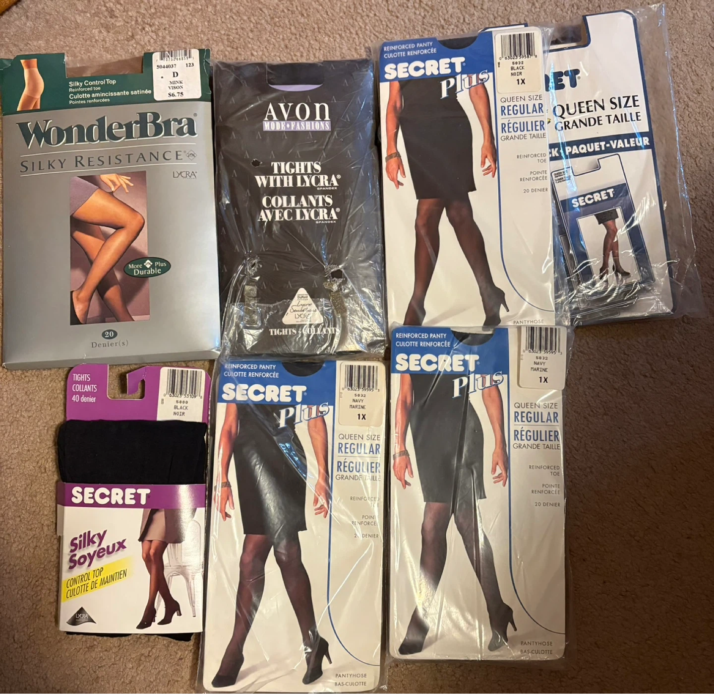 Women’s assorted pantyhose