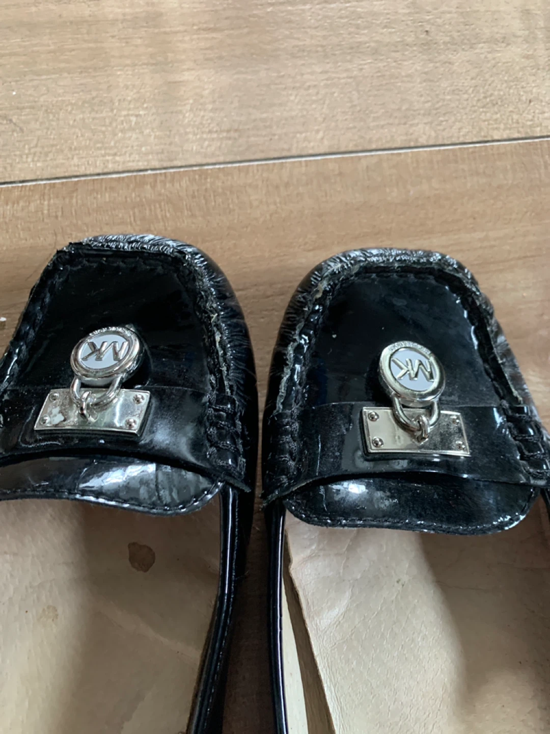 Michael Kors Black Patent Leather Loafers - photo 2