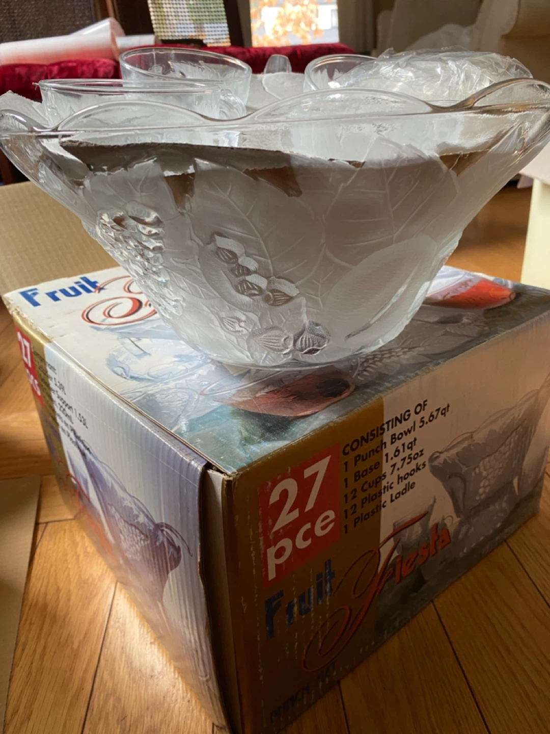 27 Piece Punch Bowl Set