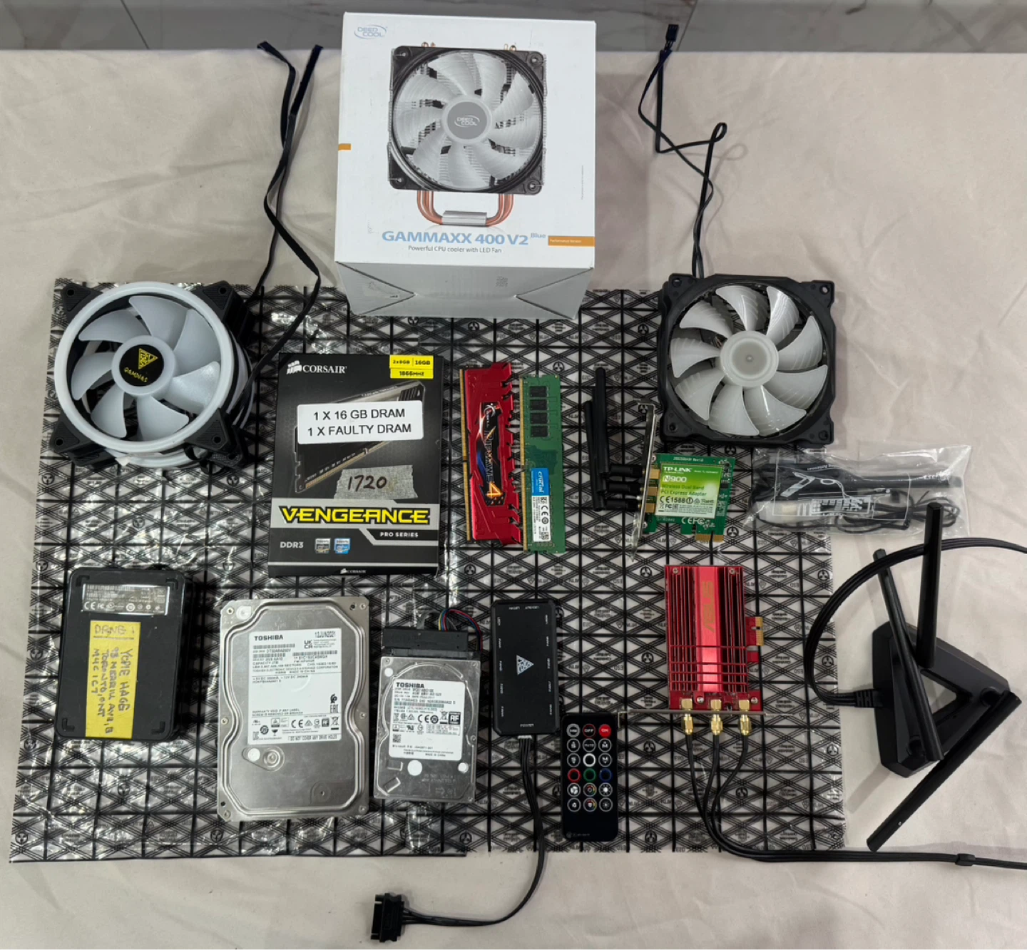 PC Parts Bundle (Cooler, 2TB HDDs, DDR4 RAM & More) - photo 2