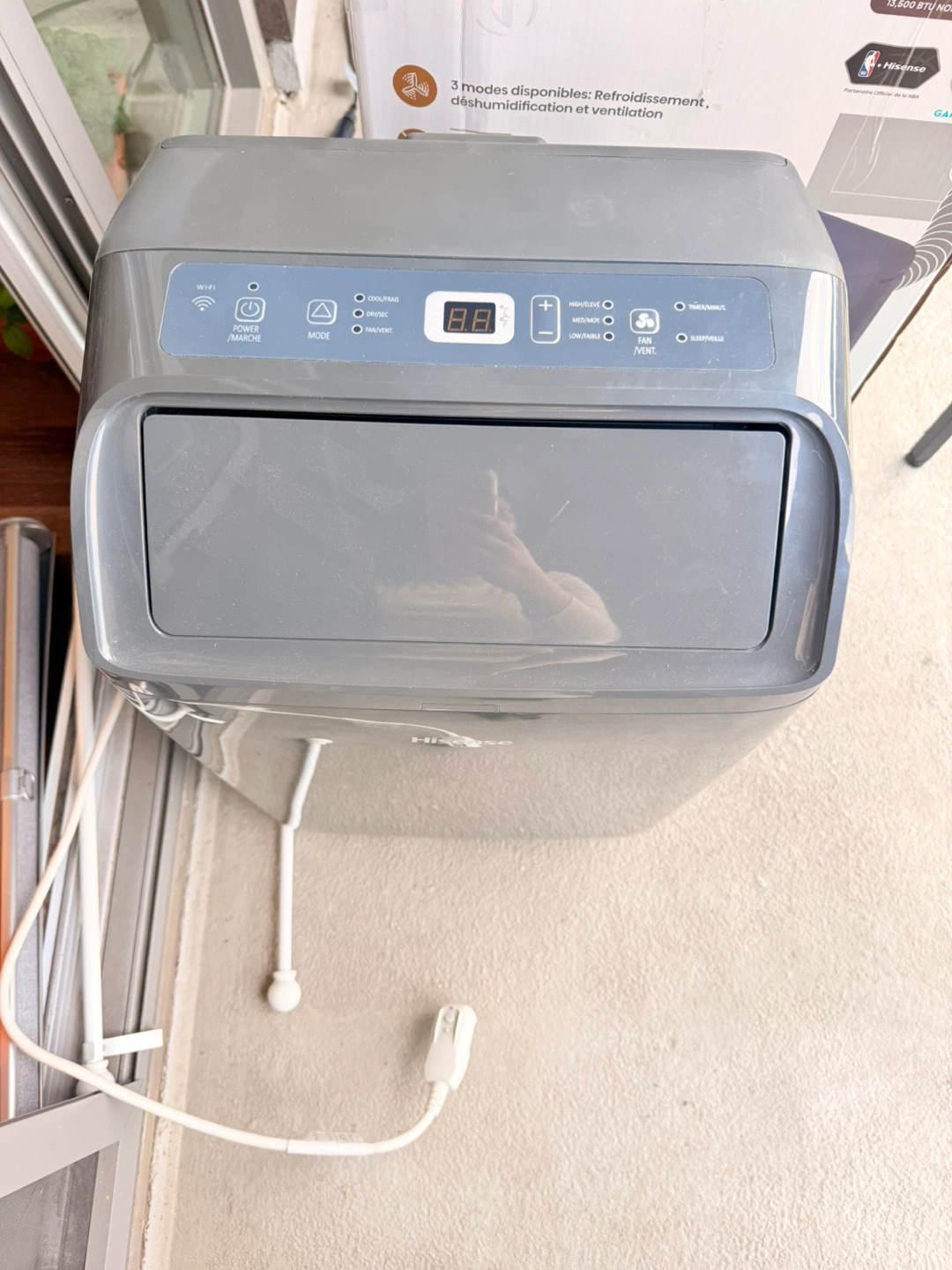 Hisense 3 in 1, 13500 BTU Portable Air Conditioner - photo 2