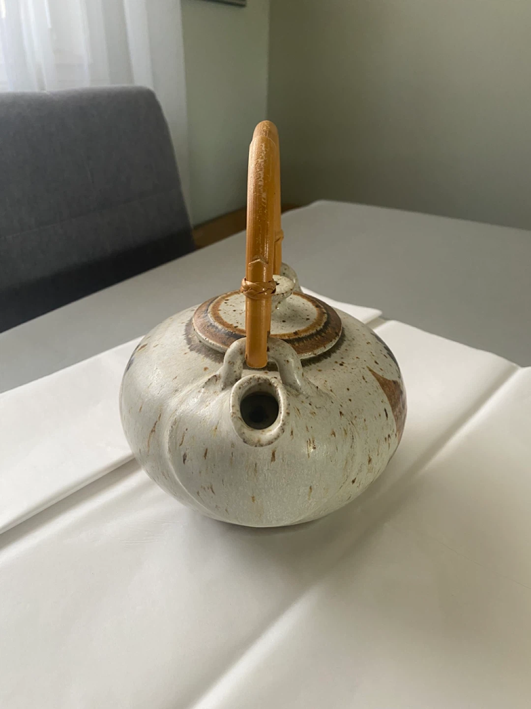 Queenston Pottery tea pot Eva Mlack Hand Thrown Studio Piece - photo 4