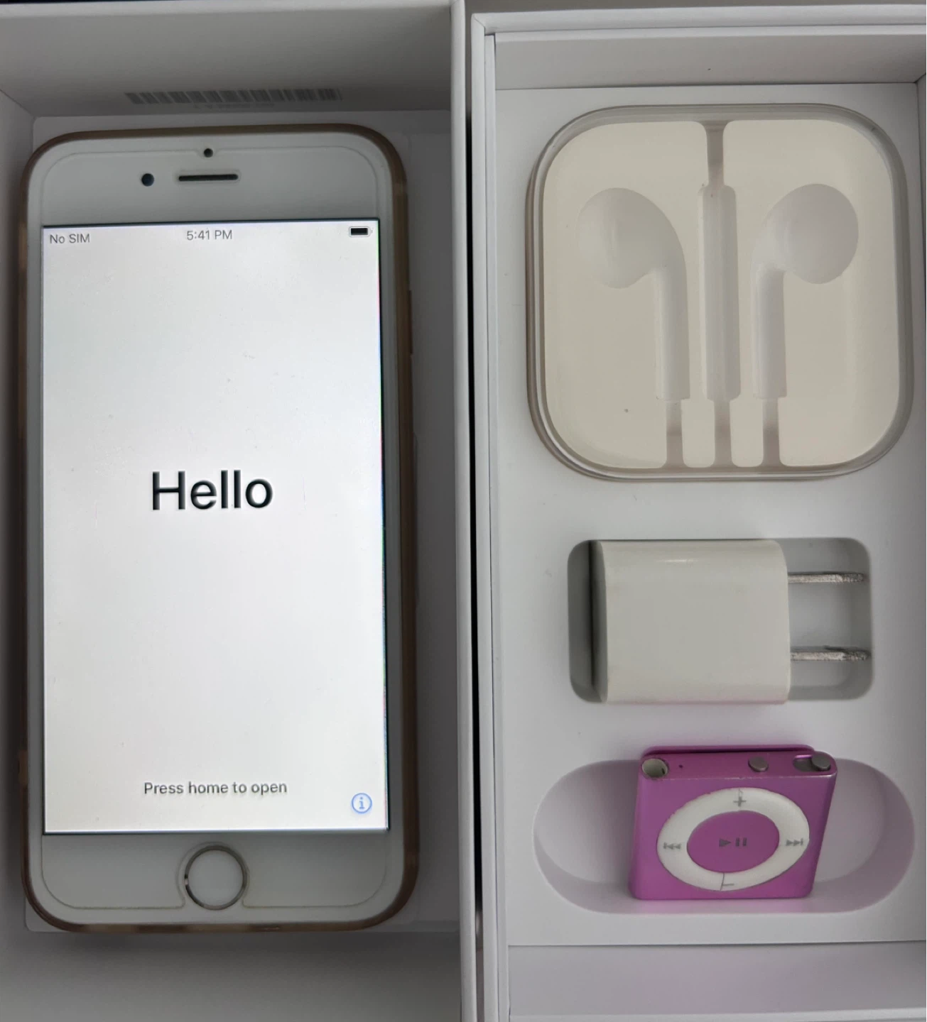 iPhone 6s 64GB gold + iPod shuffle