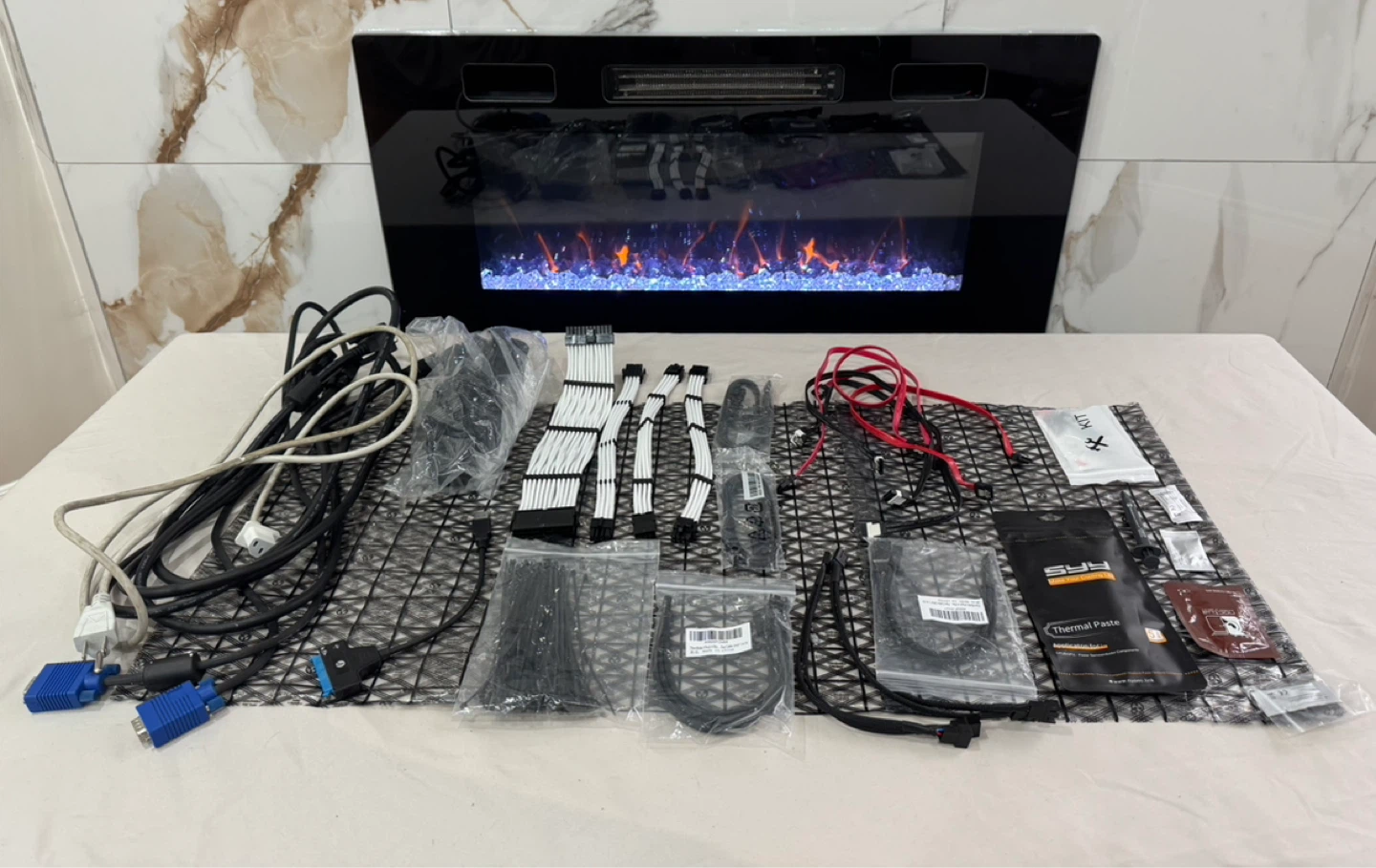 Accessories Kit | SATA, PSU, Thermal Paste & More - photo 2