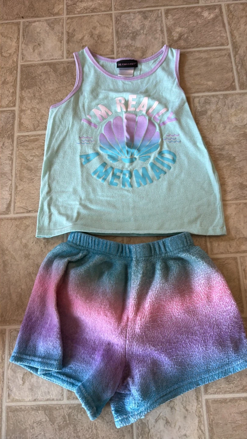 The Pink Closet Mermaid Pajama Set