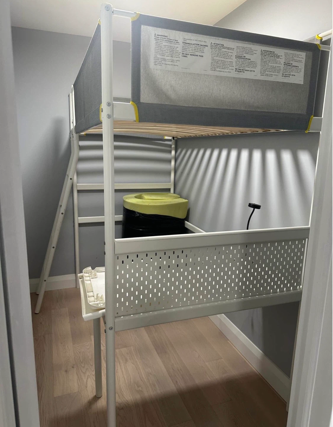 IKEA Loft Bed Frame with Desk - photo 2