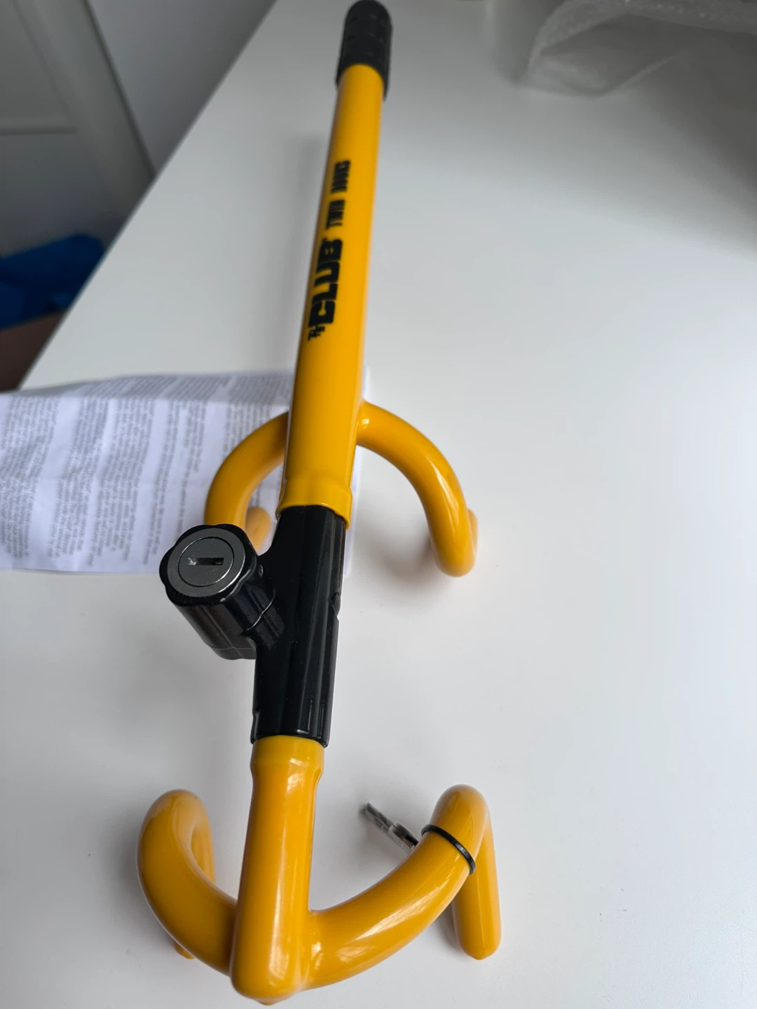 The CLUB Twin Hooks Steering Wheel Lock