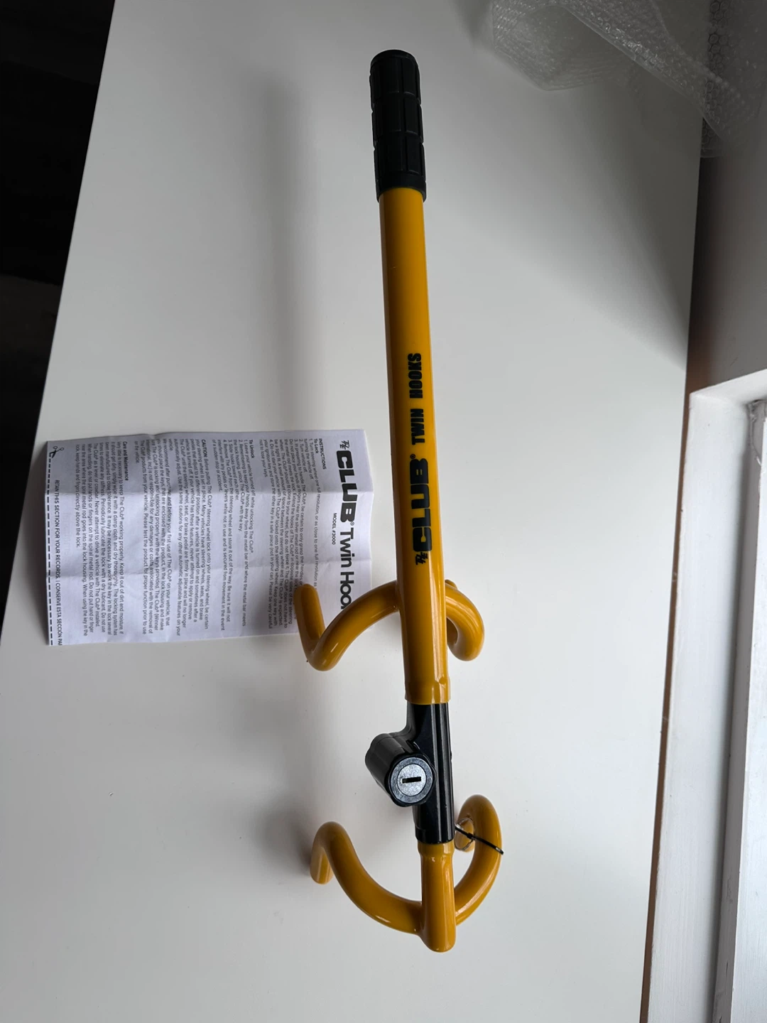 The CLUB Twin Hooks Steering Wheel Lock - photo 4