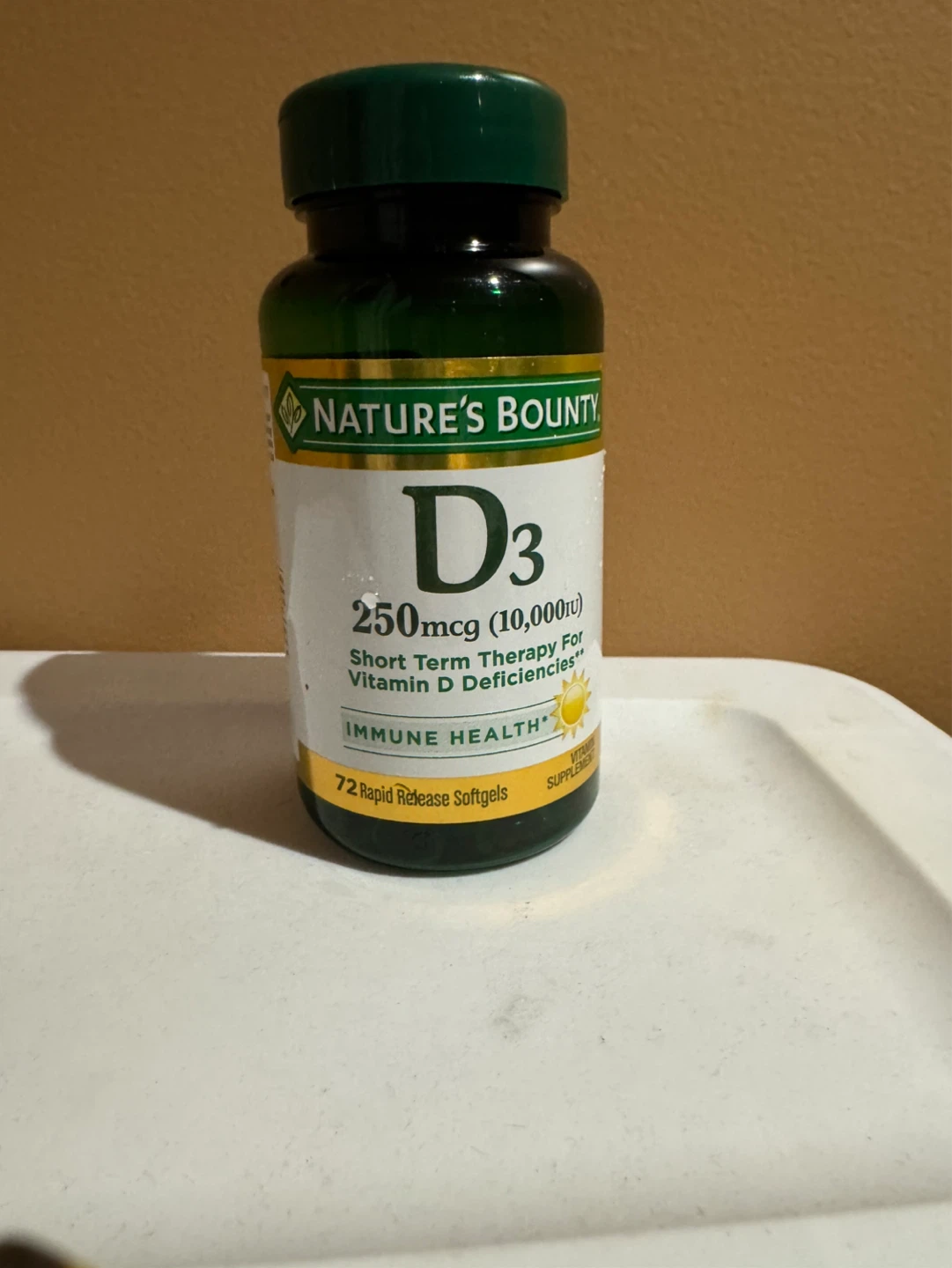 Nature's Bounty D3 Vitamin Supplement - 250mcg (10,000iu)