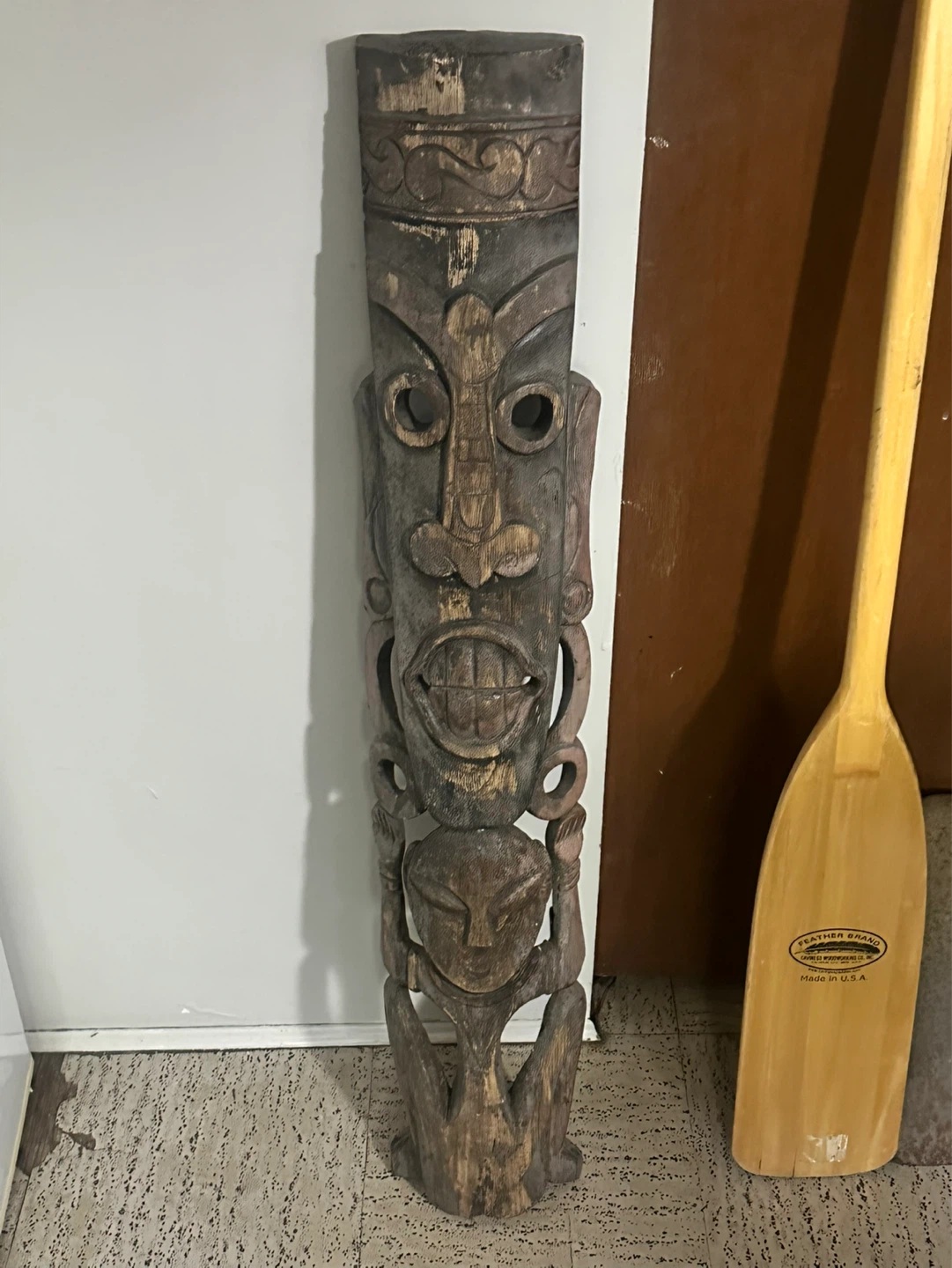 Ore , shovel , tiki carving - photo 2
