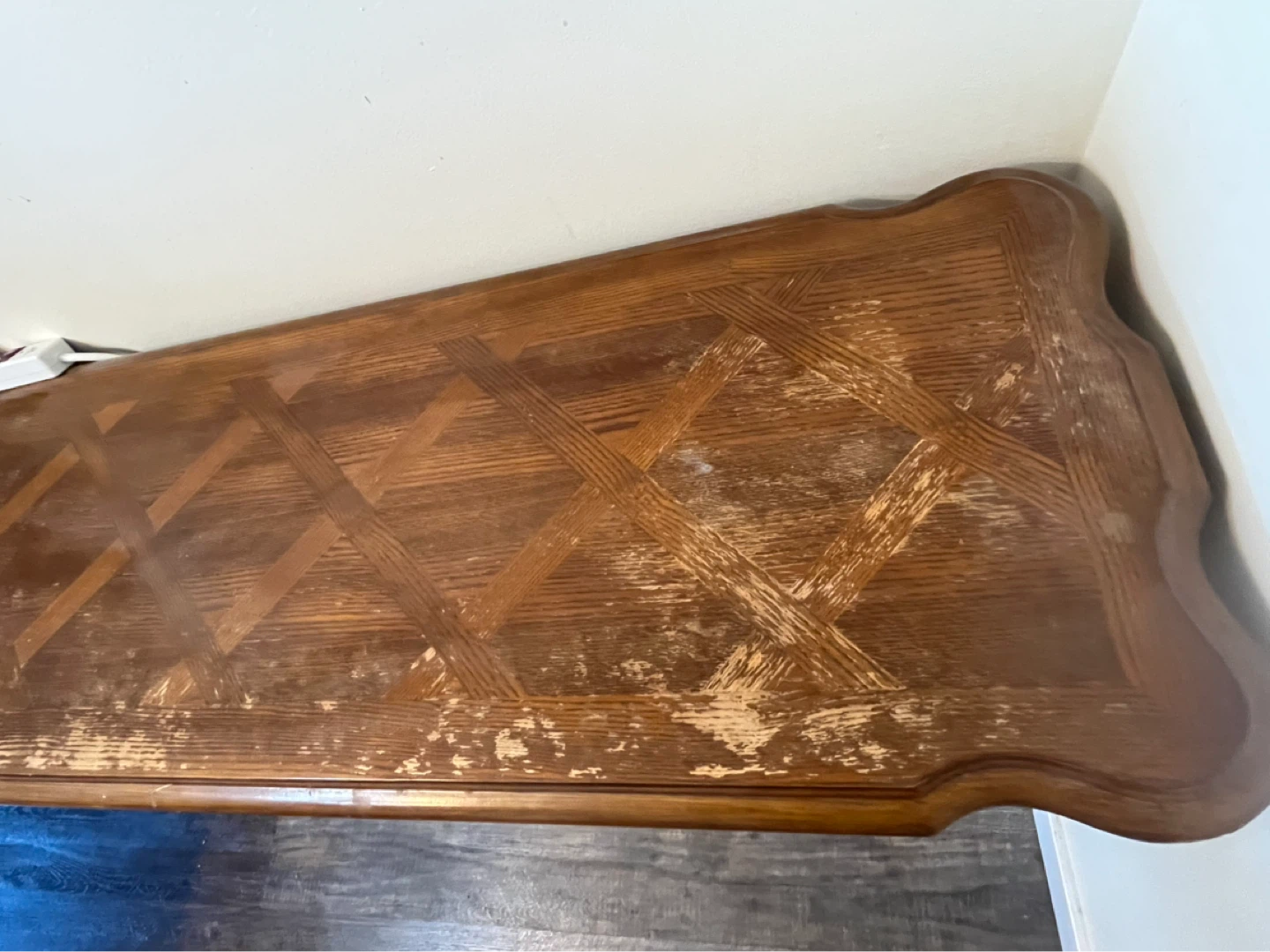 Wooden Console Table with Cabriole Legs - photo 4