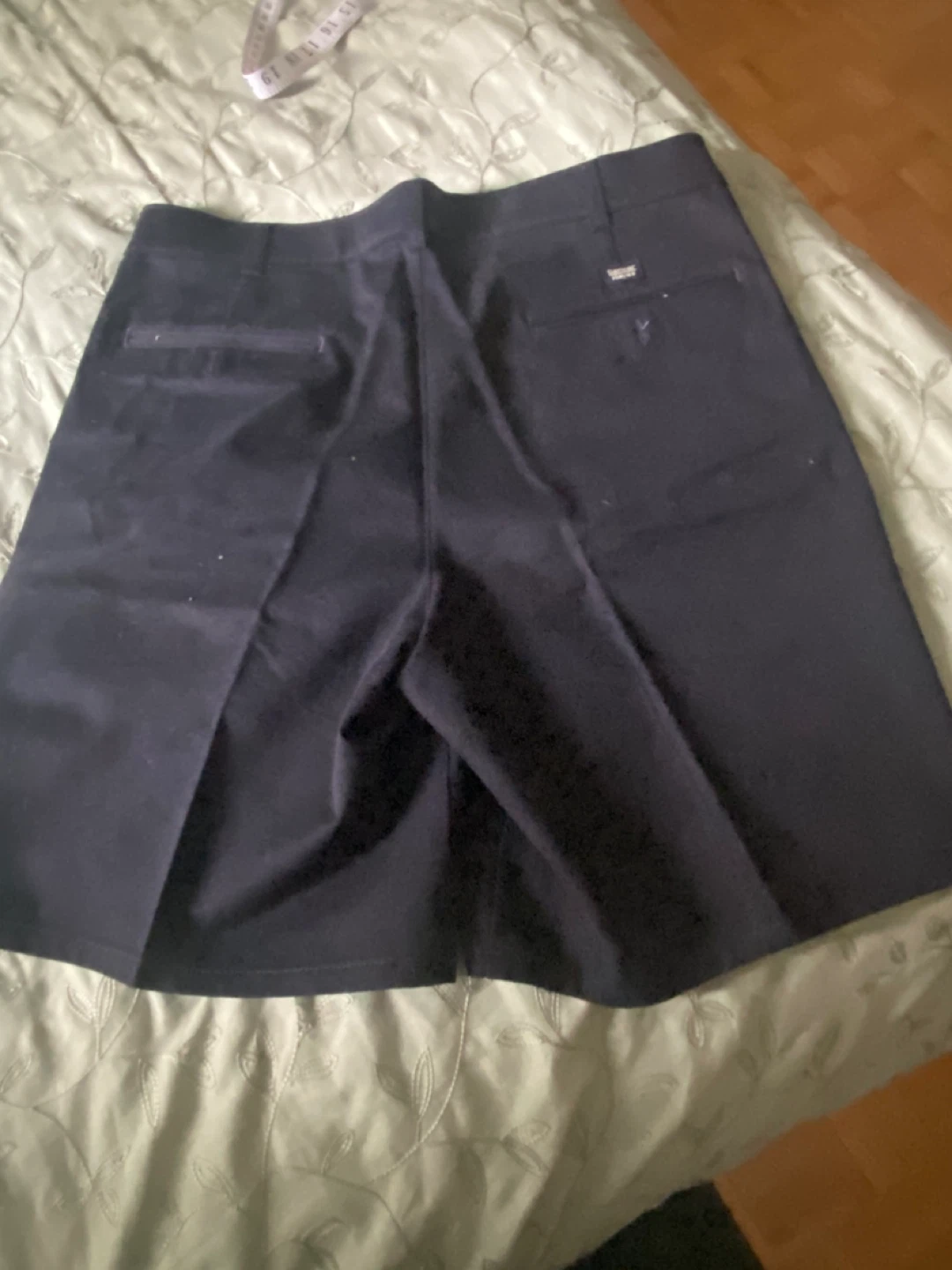 Denver Hayes Navy Blue Pleated Shorts🌱 - photo 3